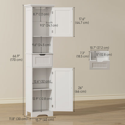 170 cm Tall Bathroom Storage Cabinet