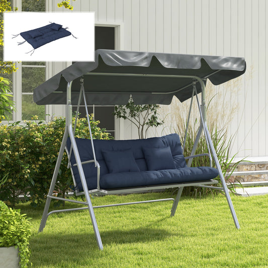 4-Piece Patio Chair Cushion Set for 3-Seater