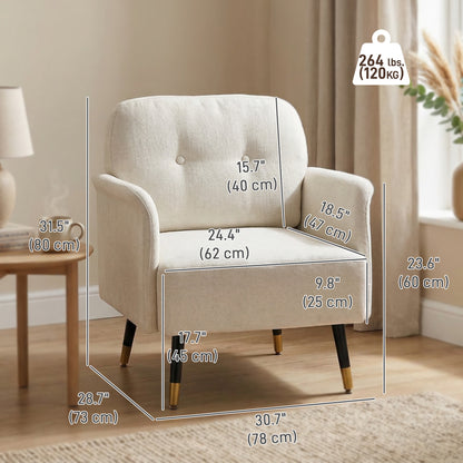 Modern Tufted Accent Chair