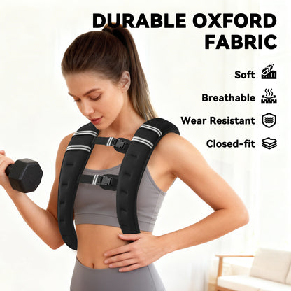 Chaleco de musculación 5 kg tirantes ajustables