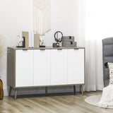 Modern sideboard buffet cabinet adjustable shelves 4 doors