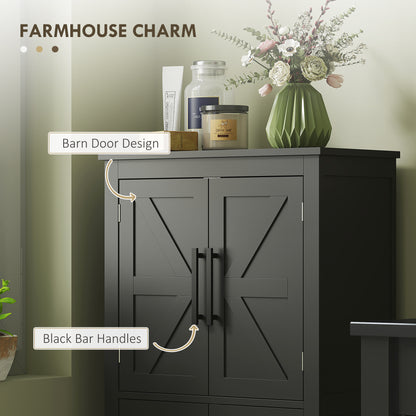 Farmhouse bathroom storage cabinet