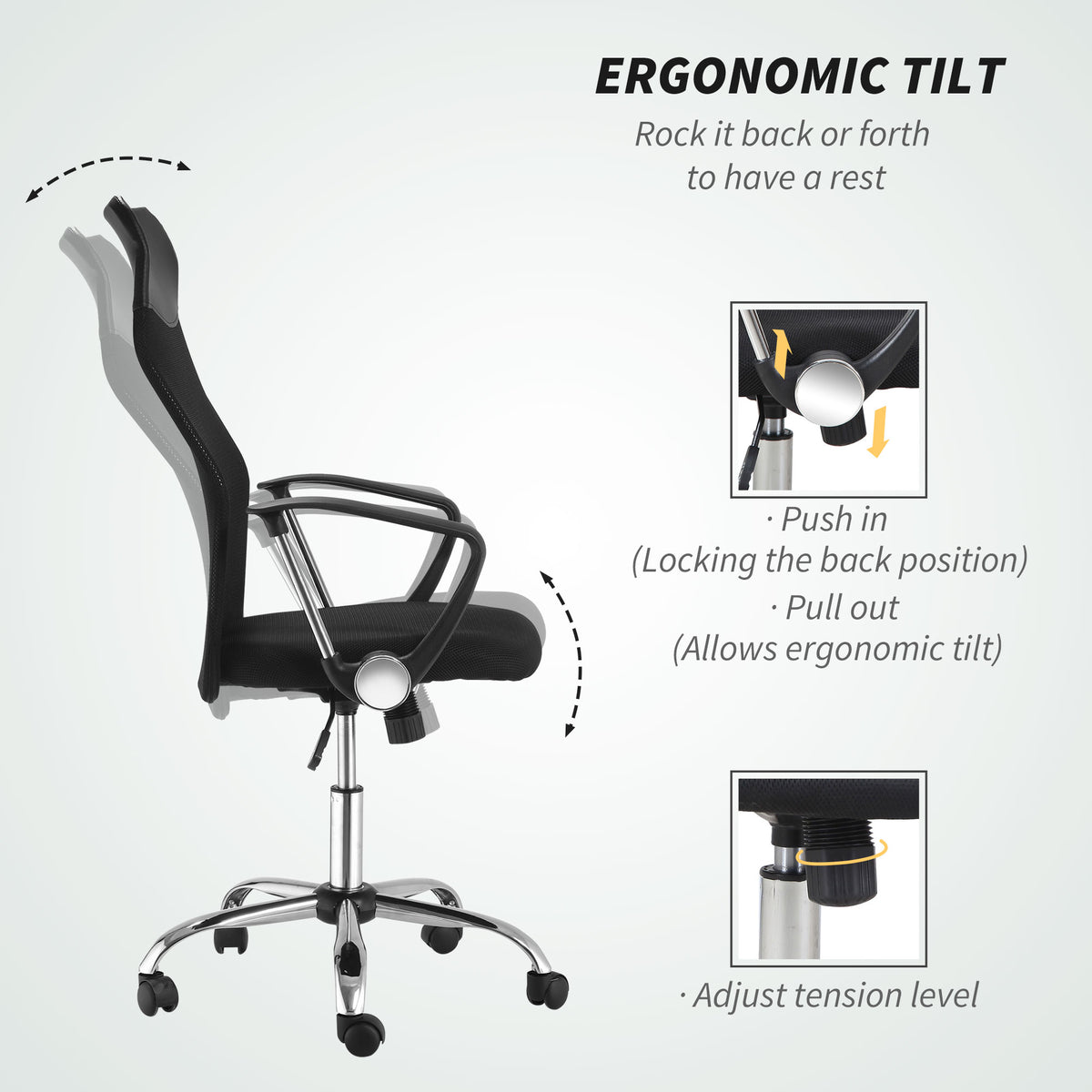 Ergonomic High Back Mesh Office Chair