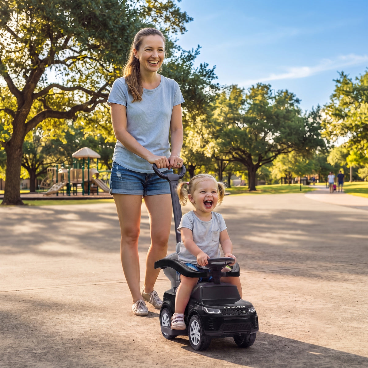 2-in-1 Ride-On Push Car
