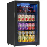 Refrigerador para bebidas de 60 litros con puerta de vidrio