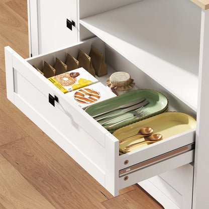 Armario de cocina despensa con almacenamiento