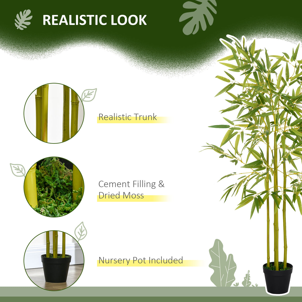 Artificial Bamboo Tree 4 ft