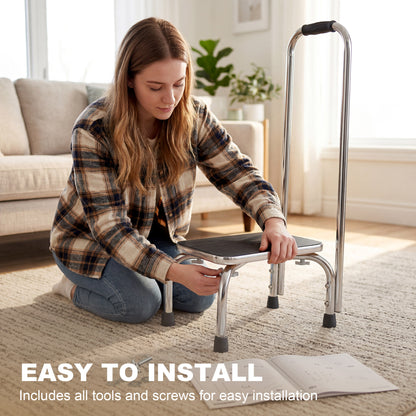 Step Stool with Handle Anti-Slip for Adults and Seniors