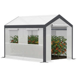 2x3m Heavy Duty Walk-in Greenhouse with Steel Frame