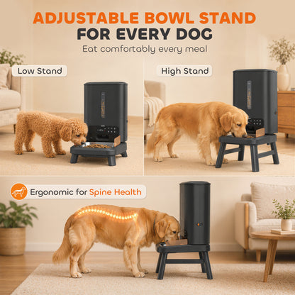 Automatic Anti-Clog Dog Feeder 15L
