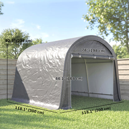 Portable Outdoor Storage Shed 10 ft x 10 ft