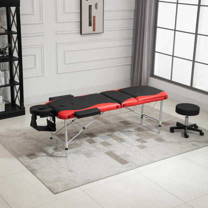 Professional foldable aluminum massage table