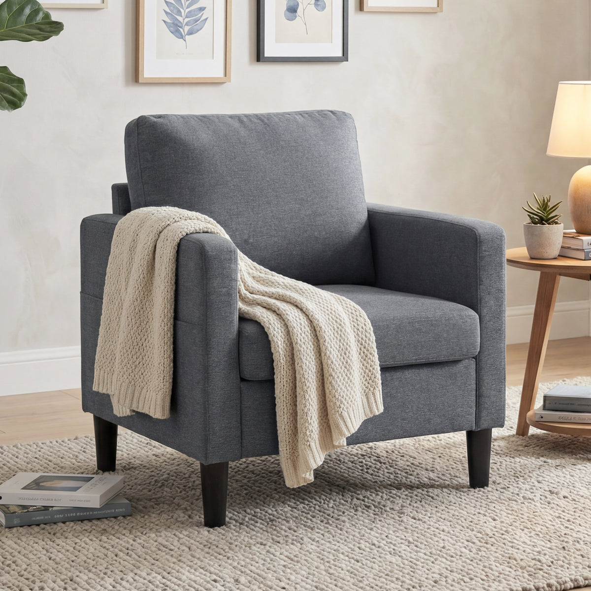 Modern Upholstered Accent Chair
