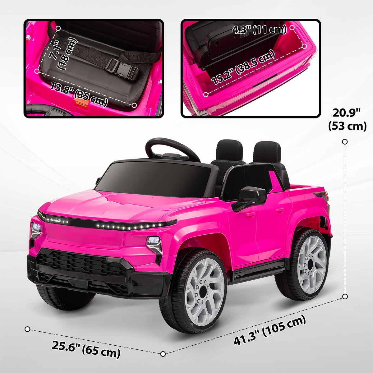 12V Silverado Electric Kids Ride-On Car