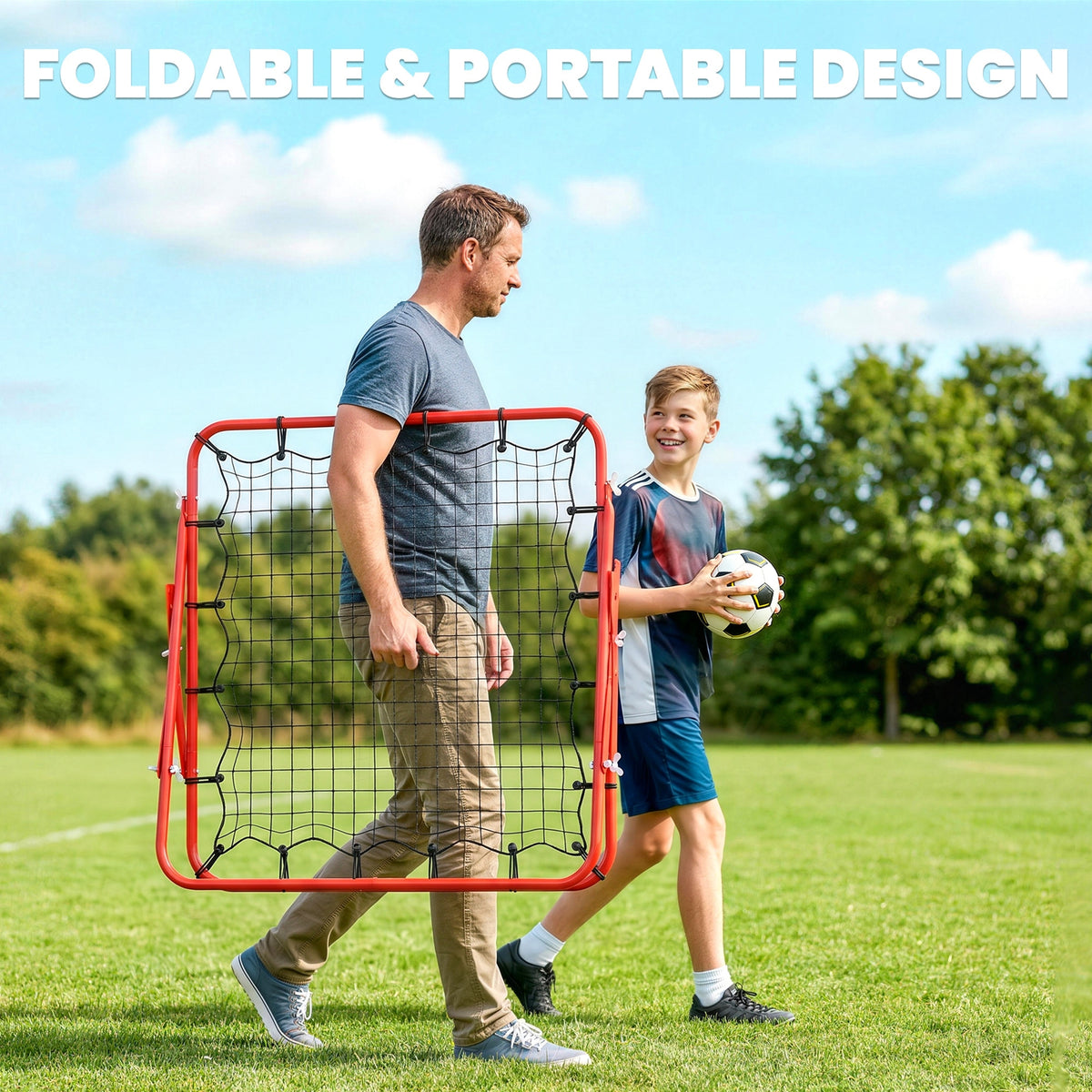 Red de retorno multi-deporte ajustable y plegable