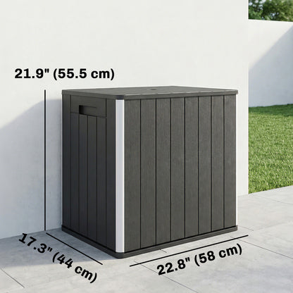Outdoor storage box side table 114 L