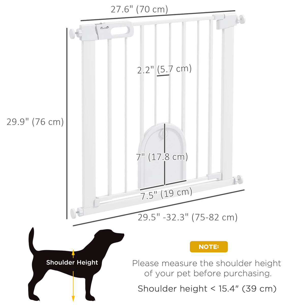 Valla de seguridad para mascotas extralarga ajustable