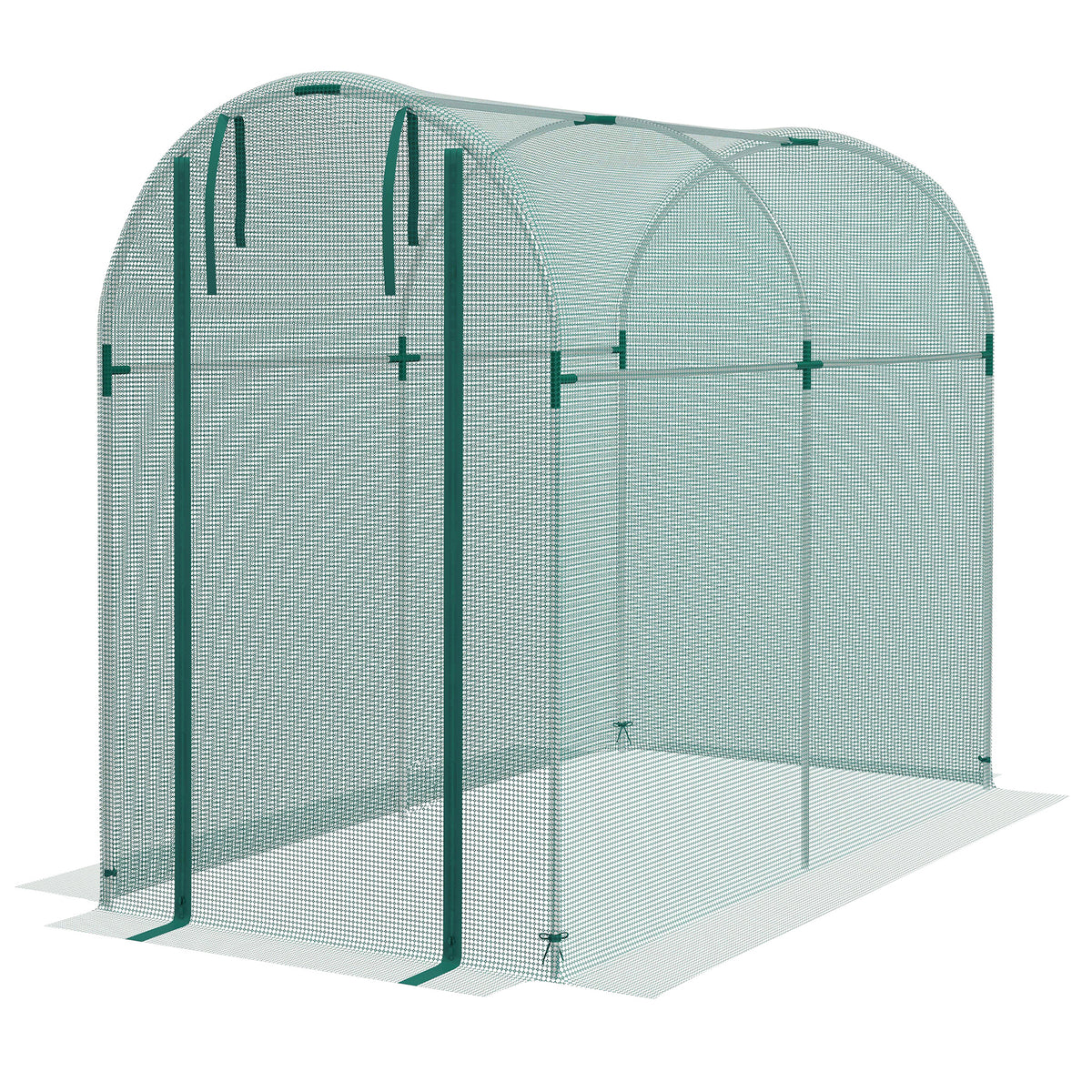 Galvanized Steel Protection Cage 120x240cm with Zippered Door