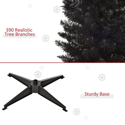 Pino de Navidad artificial delgado estilo lápiz 6 pi