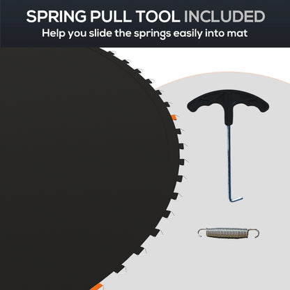 Replacement Trampoline Mat 12 ft, 72 V-Hooks