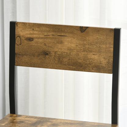 Industrial bar table set counter height 3 piece