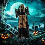 Animated Halloween Witch Decoration Sound Activated