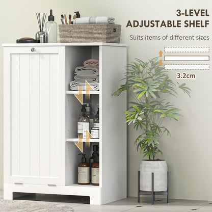 Tilt Out Laundry Cabinet with Removable Basket