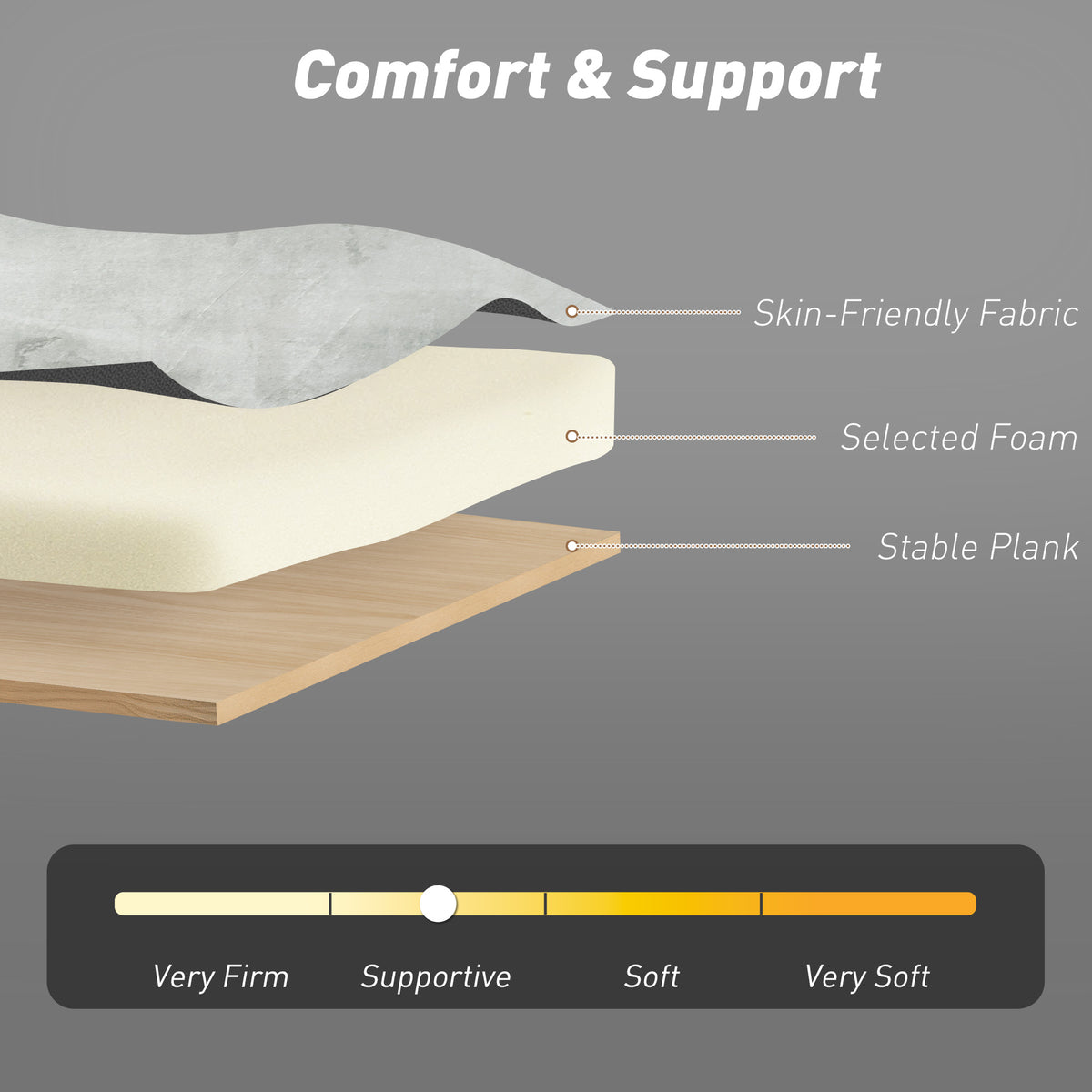 Convertible 3-in-1 Sofa Bed with USB Charging