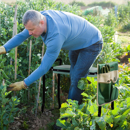 Garden kneeler foldable with EVA foam cushion pad