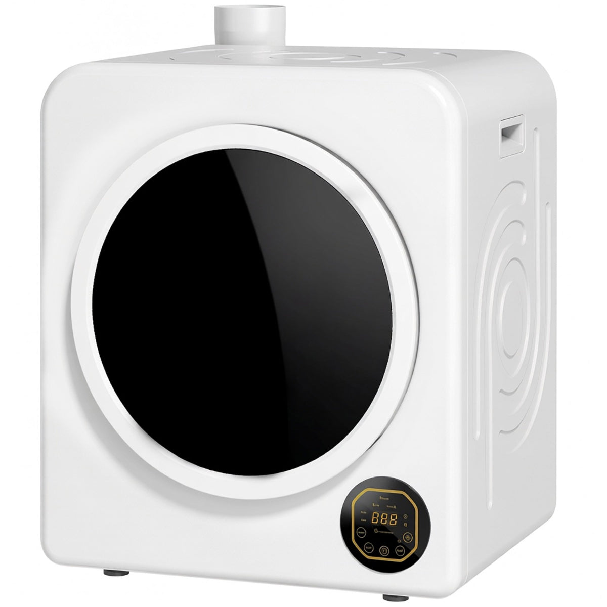 Secadora de ropa compacta con tambor de acero inoxidable 8 kg