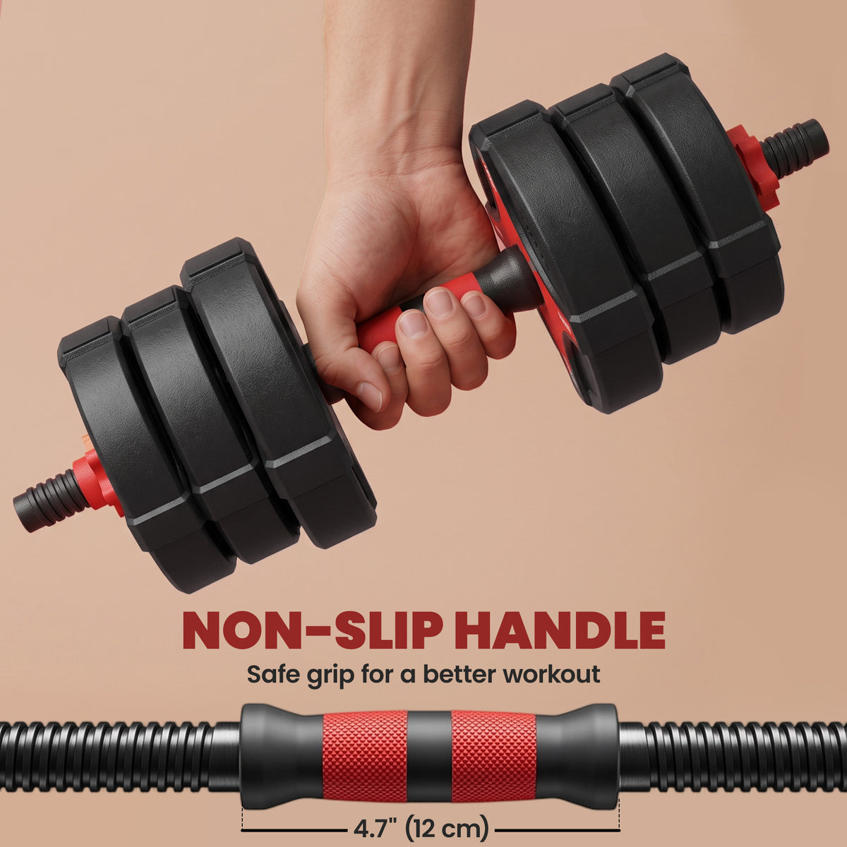 5-in-1 Adjustable Dumbbell Set 30 kg