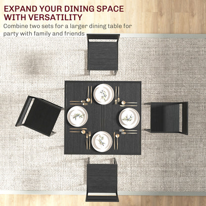 3-Piece Industrial Dining Table Set