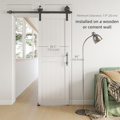 Waterproof sliding barn door