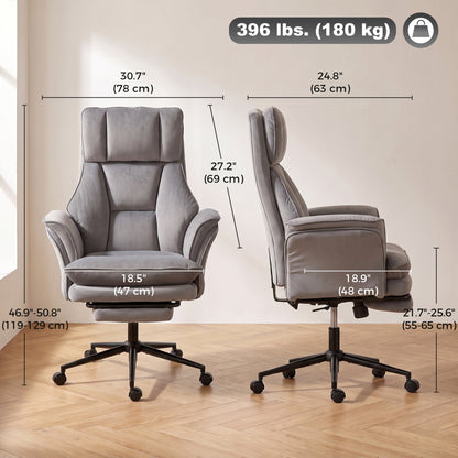 Ergonomic Office Chair Reclining with Footrest