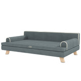 ਧੋਵਨਯੋਗ ਕ cushion ਵਾਲਾ ਉੱਚਾ ਕੁੱਤੇ ਦਾ ਸੋਫਾ