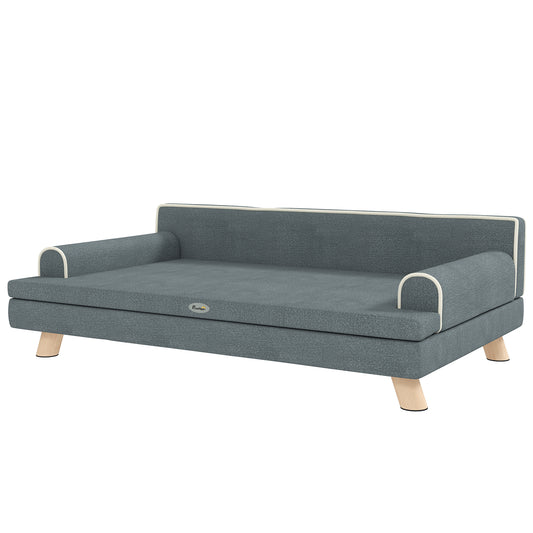 ਧੋਵਨਯੋਗ ਕ cushion ਵਾਲਾ ਉੱਚਾ ਕੁੱਤੇ ਦਾ ਸੋਫਾ