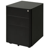 Mobile Filing Cabinet 3 Drawer with Wheels