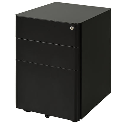 Mobile Filing Cabinet 3 Drawer with Wheels