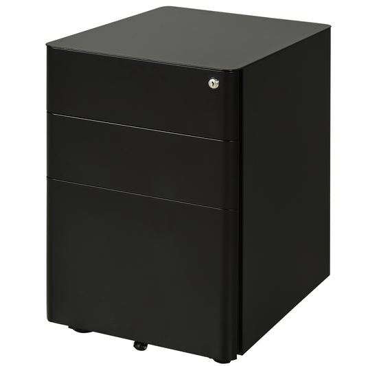 Mobile Filing Cabinet 3 Drawer with Wheels