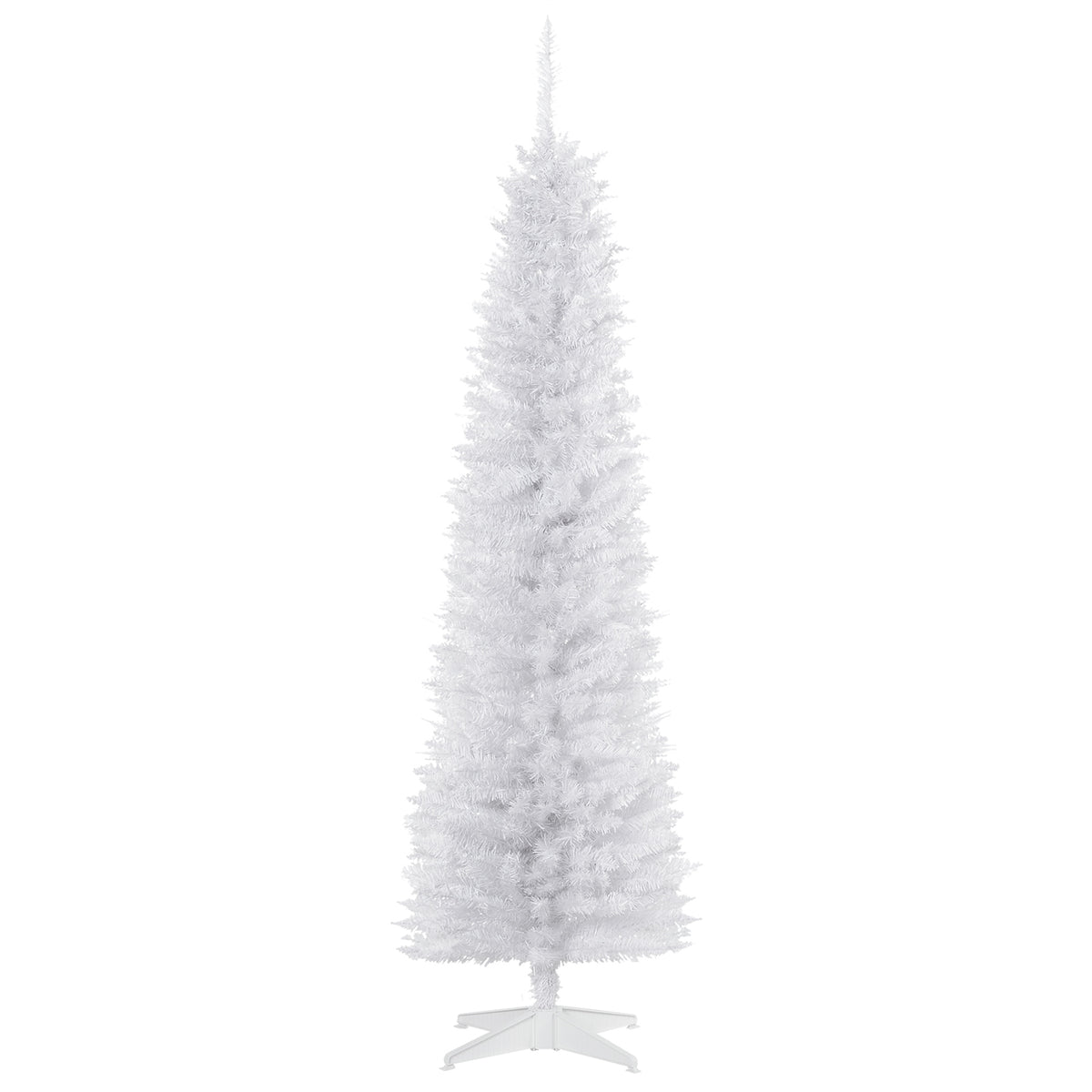 Pino de Navidad artificial delgado estilo lápiz 6 pi