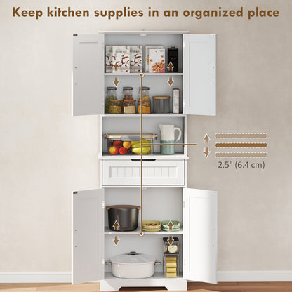 Kitchen buffet with hutch pantry cabinet