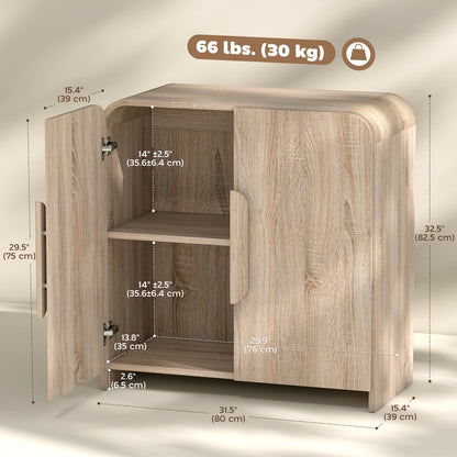 Aparador de cocina moderno con puertas de cierre suave