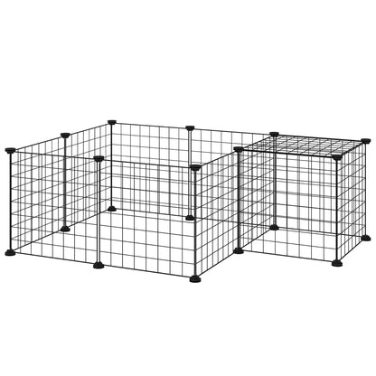 Modular Pet Playpen 12 Panels Small Animals