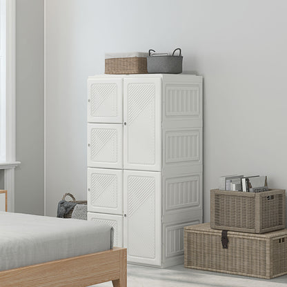 Armario plegable con 5 compartimentos