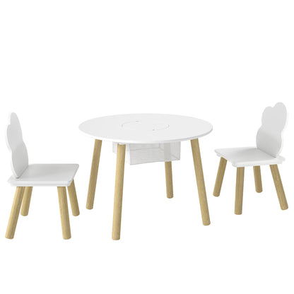 Kids Table and Cloud Chairs Set — Set of 3