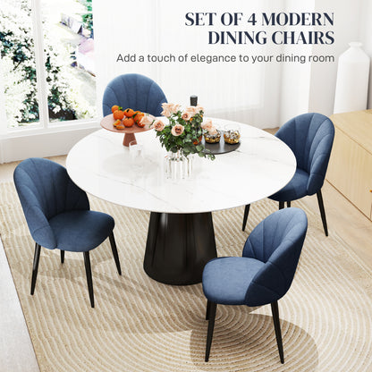 Dining chairs upholstered set of 4