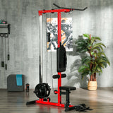 Máquina de remo dorsal para musculación en casa