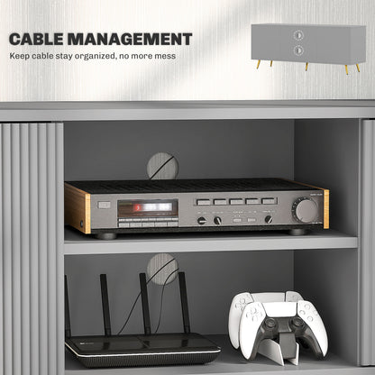 Mueble de TV moderno con almacenamiento para 55 pulgadas