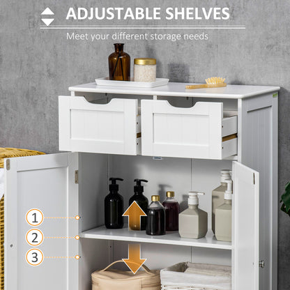 Mueble de almacenamiento para baño de dos cajones
