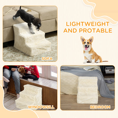 Escalera de 4 peldaños para perros con funda extraíble
